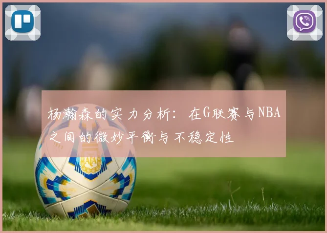 杨瀚森的实力分析：在G联赛与NBA之间的微妙平衡与不稳定性